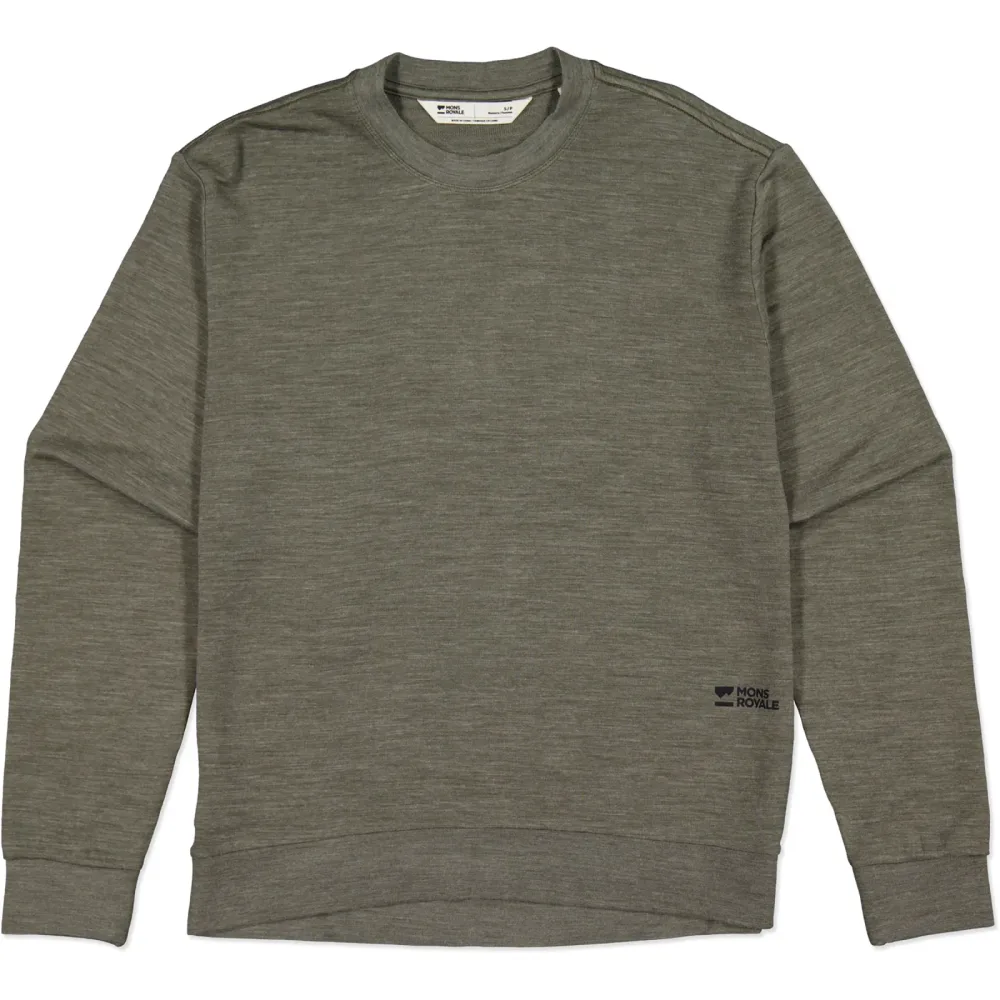 Mons Royale Damen Horizon Merino Crew Longsleeve
