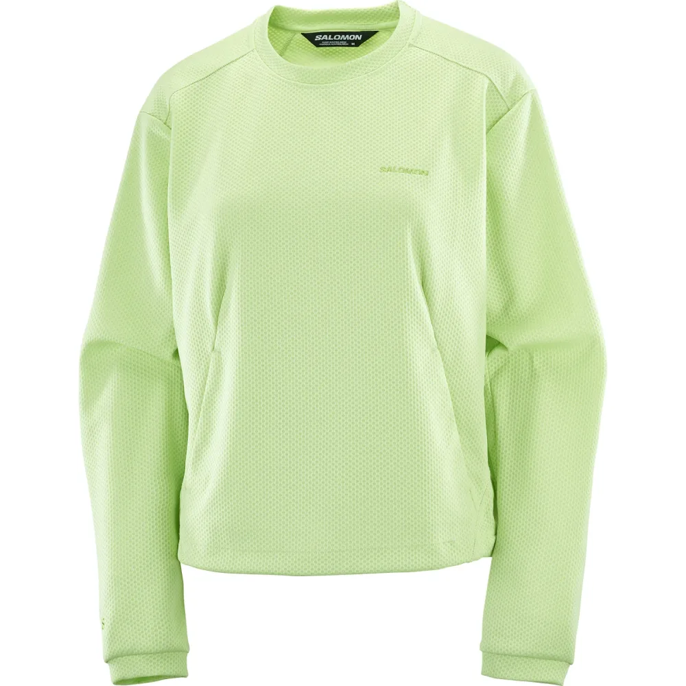 Salomon Damen Motomesh Crewneck Pullover