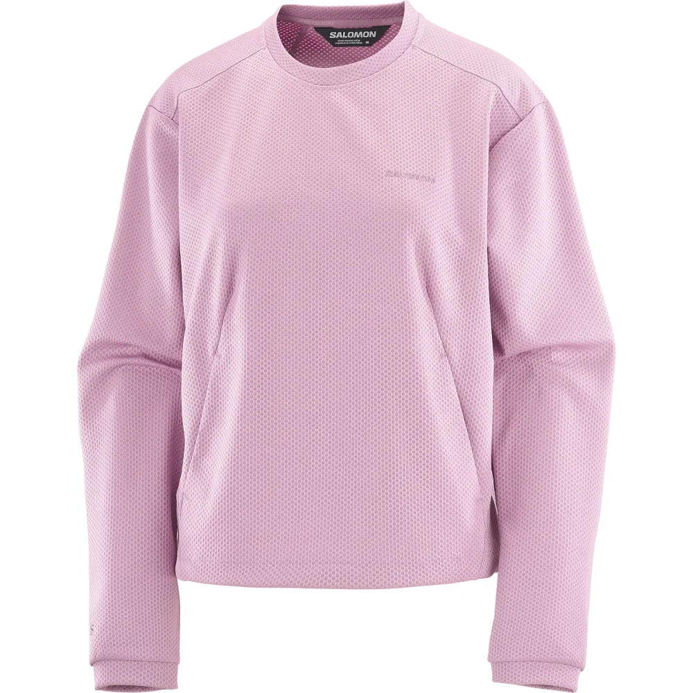 Salomon Damen Motomesh Crewneck Pullover