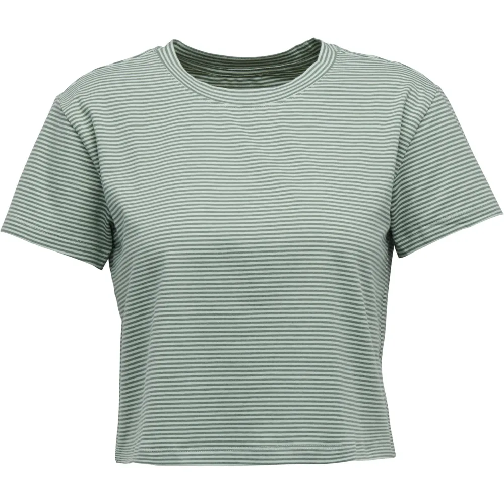 Black Diamond Damen Stripe Crop T-Shirt