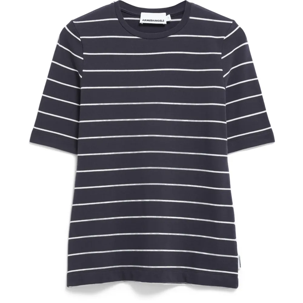 Armedangels Damen Jaanisara Fine Stripe T-Shirt