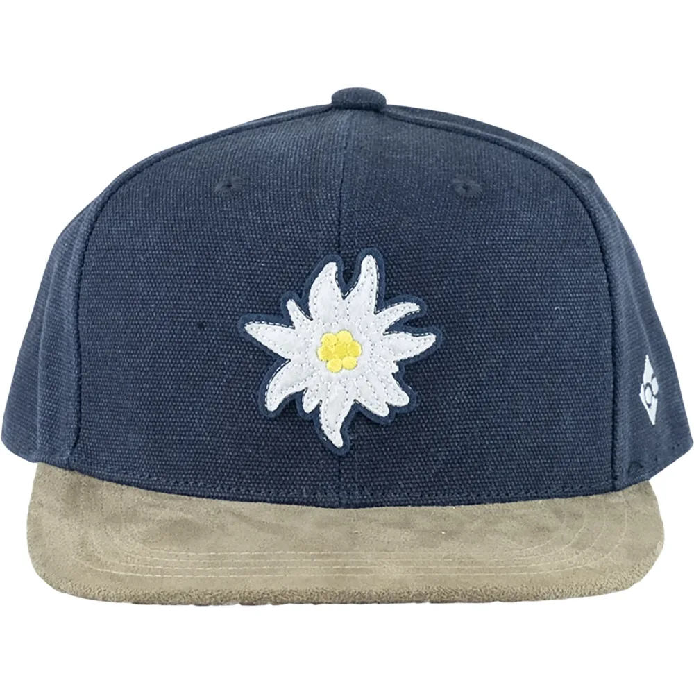 Bavarian Caps Edelweiß: Filzapplique Snapback Cap