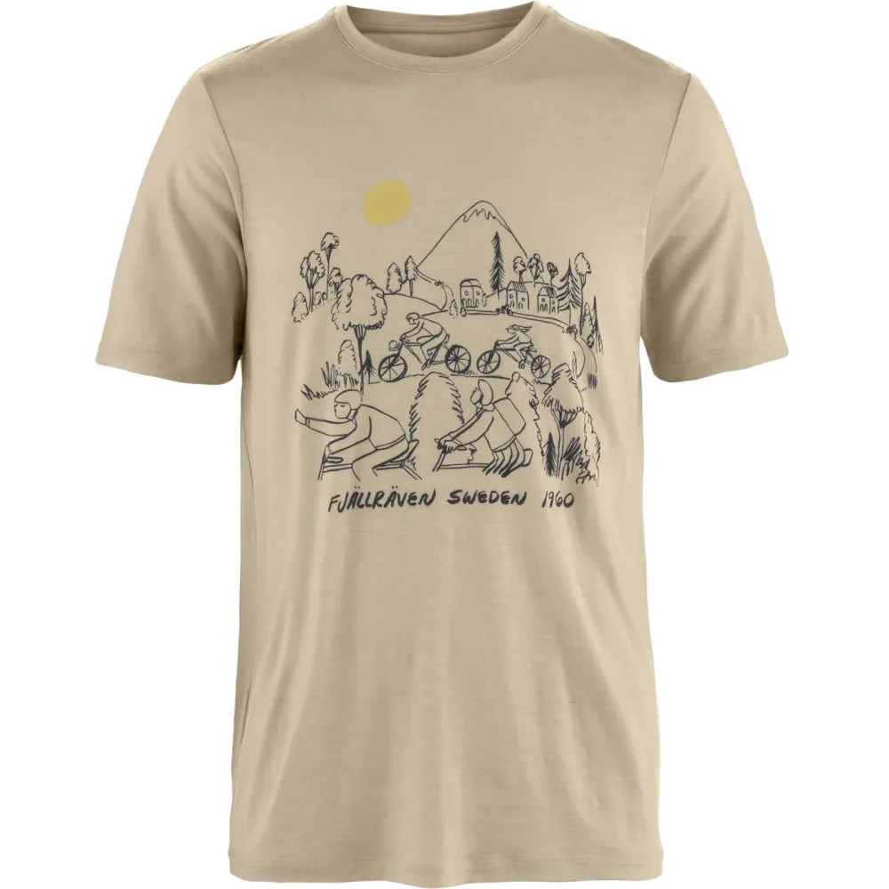 Fjällräven Herren Hoja Lugnt Wool T-Shirt