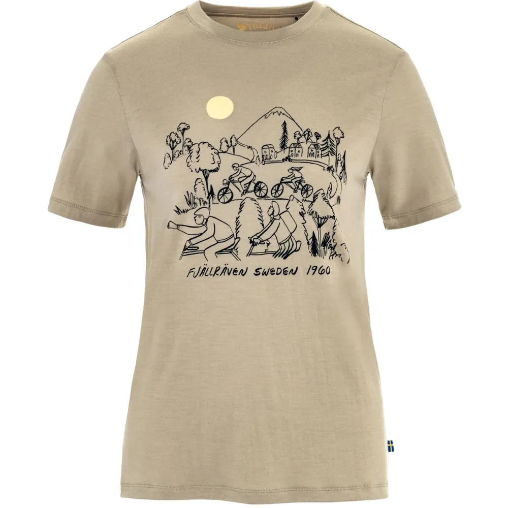Fjällräven Damen Hoja Lugnt Wool T-Shirt