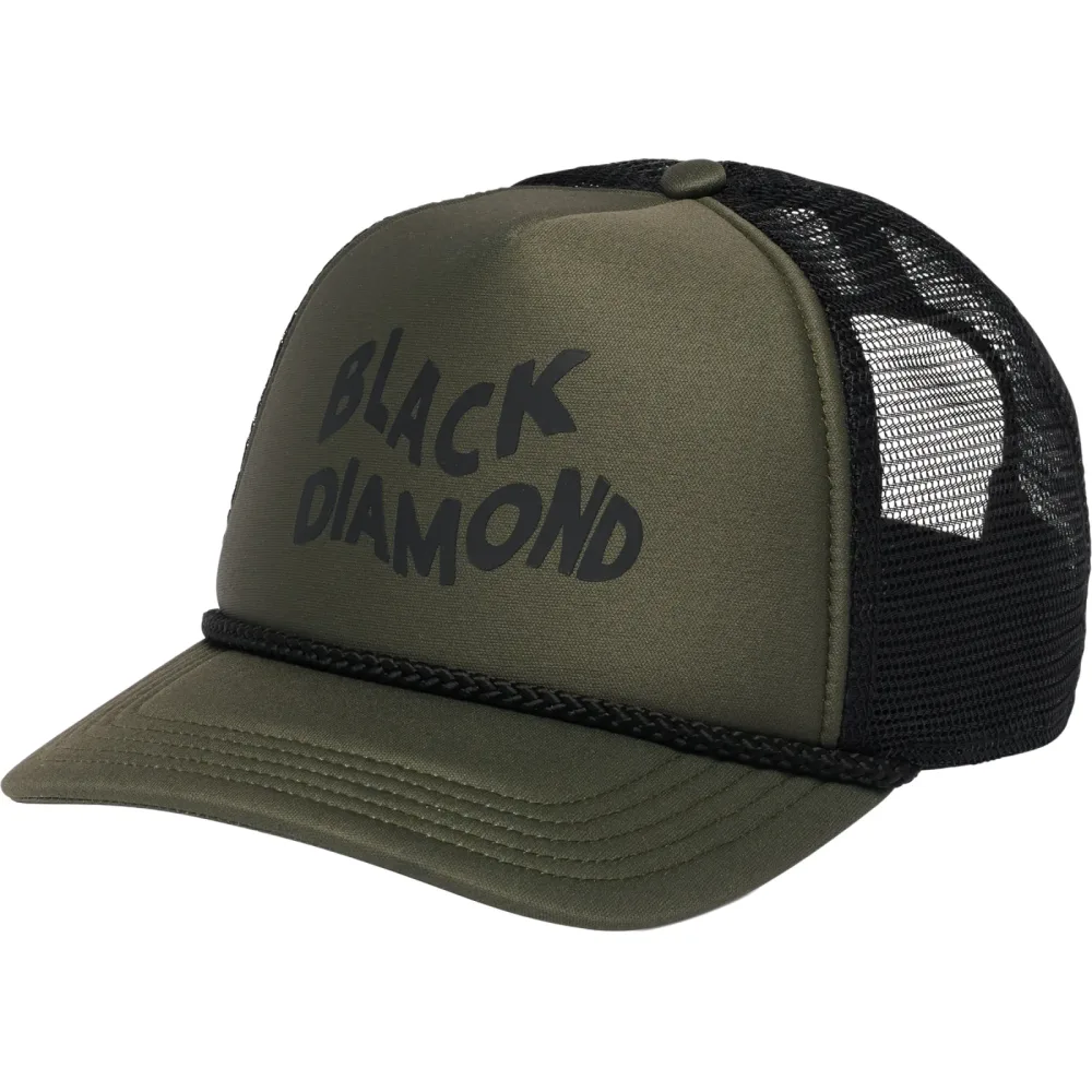 Black Diamond Flat Bill Trucker Cap