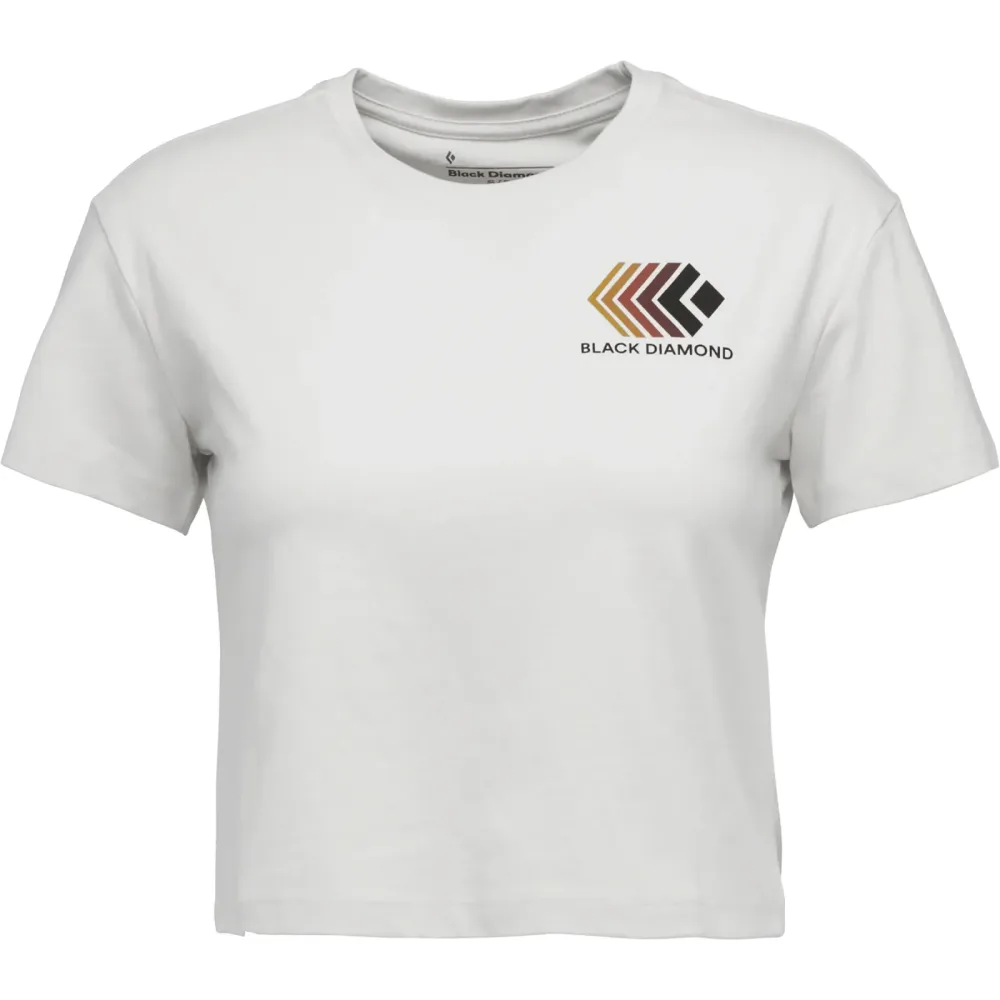 Black Diamond Damen Faded Crop T-Shirt