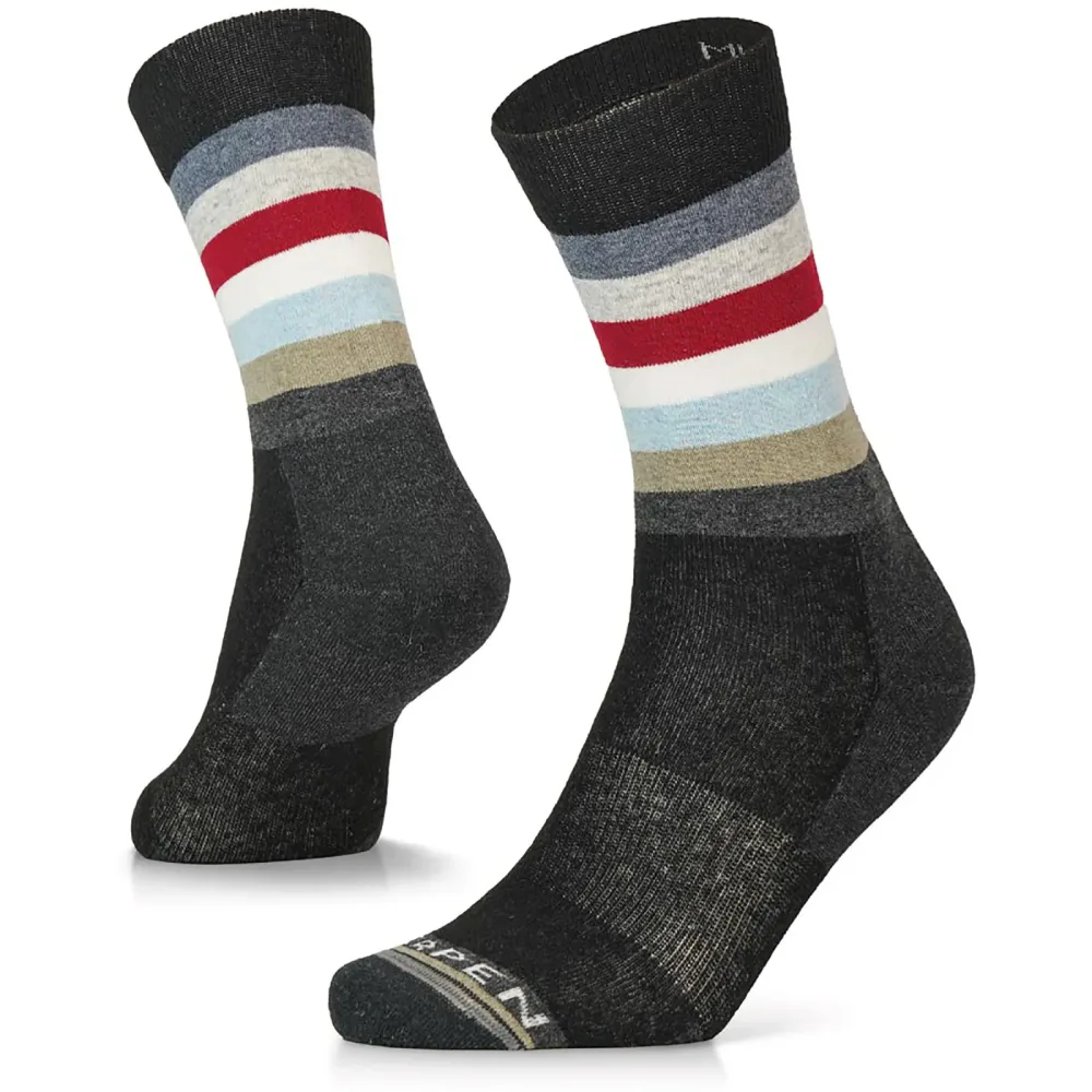 Lorpen Lifestyle Wool Stripe Crew Socken