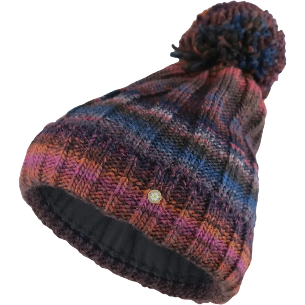 Bavarian Caps Wintertag Bommel Mütze