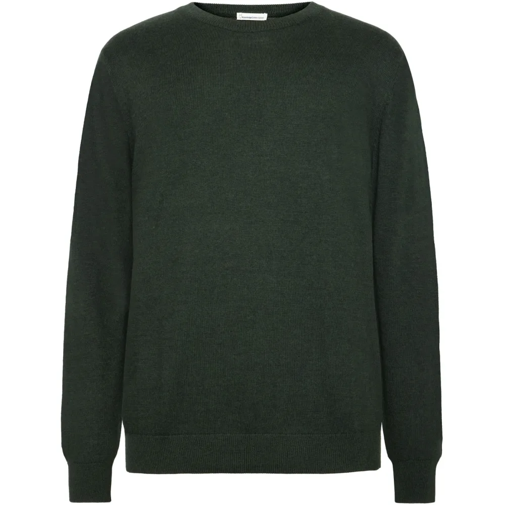 KnowledgeCotton Apparel Herren Merino Knit Crew Neck Pullover
