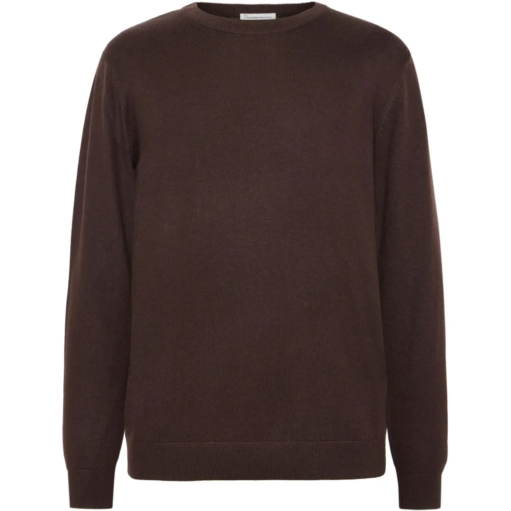 KnowledgeCotton Apparel Herren Merino Knit Crew Neck Pullover