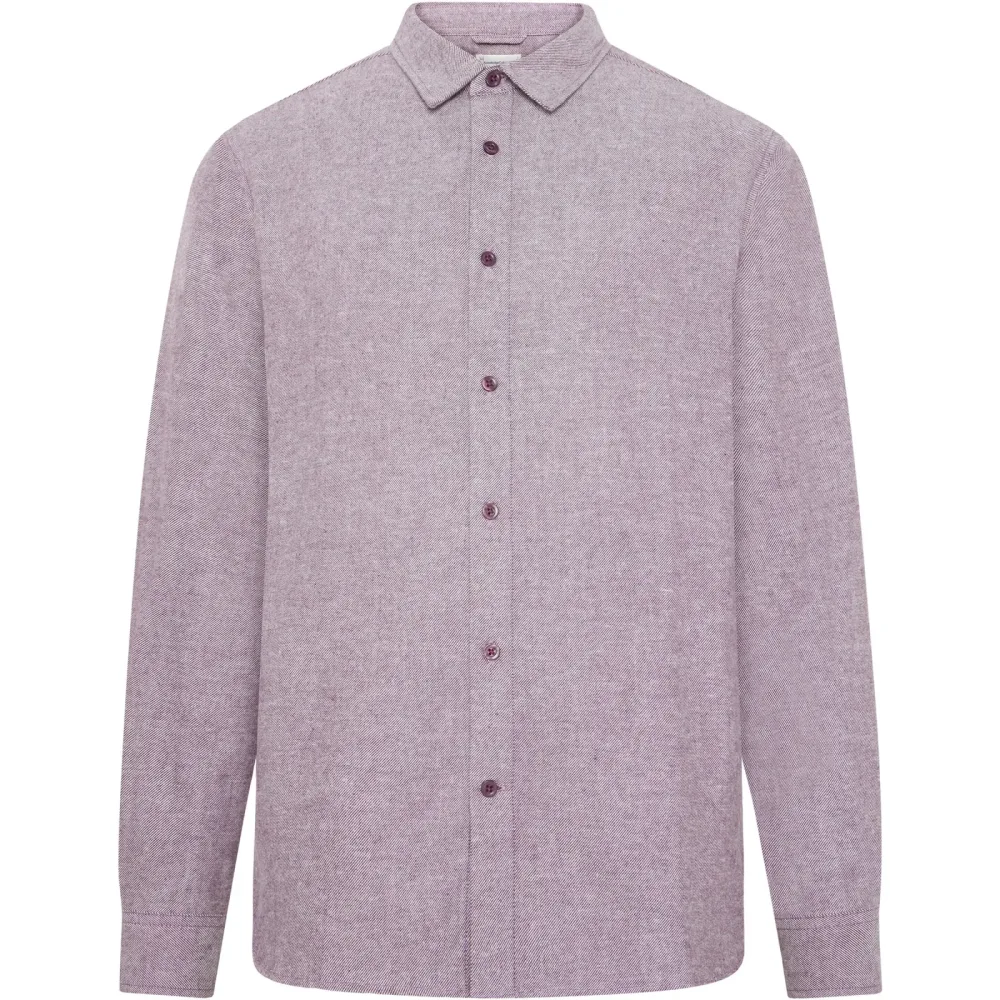 KnowledgeCotton Apparel Herren Regular Fit Heavy Twill Flannel Hemd