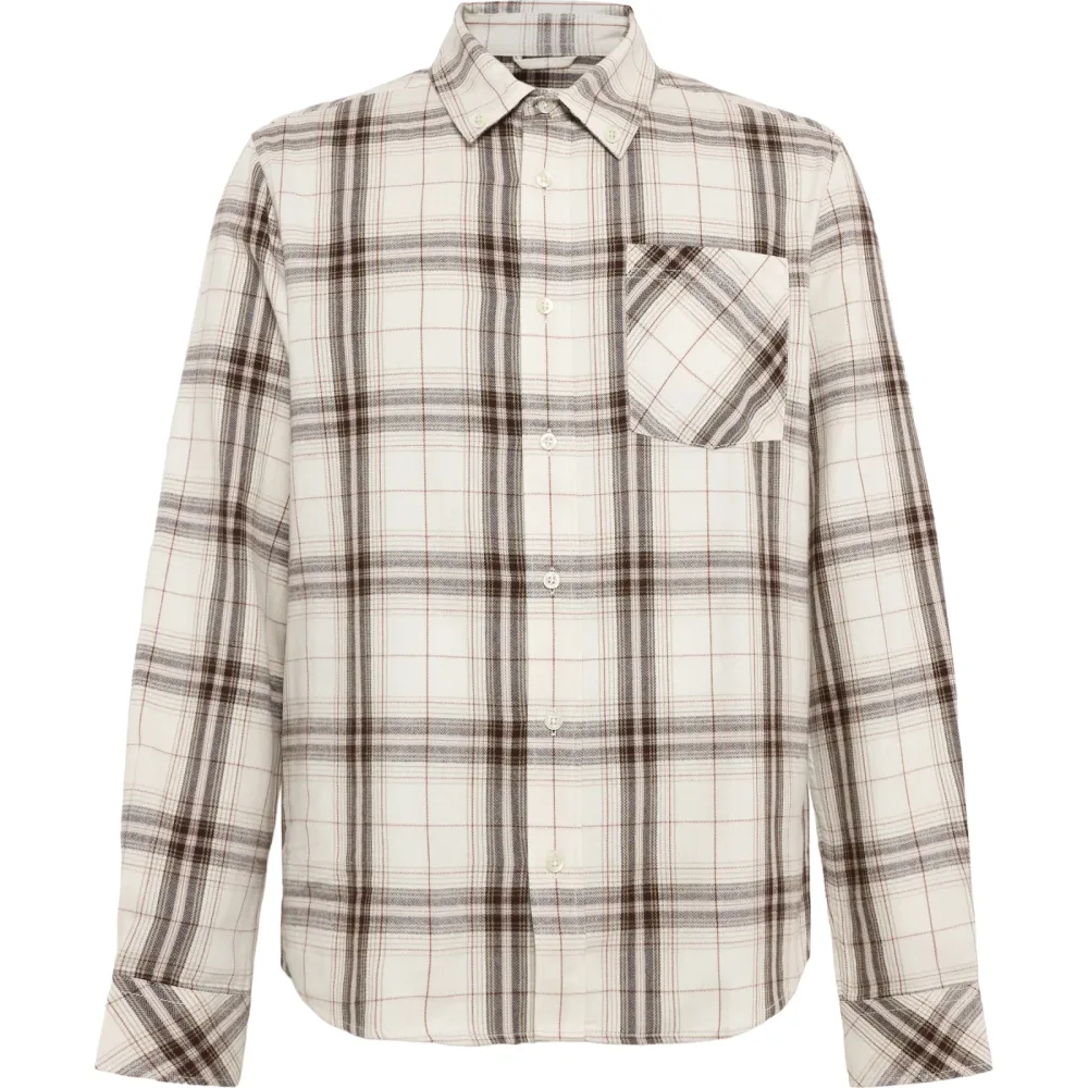 KnowledgeCotton Apparel Herren Regular Fit Checkered Hemd