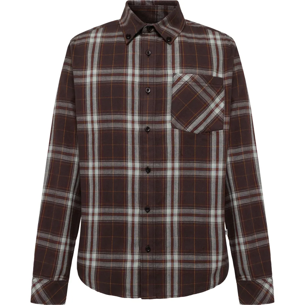KnowledgeCotton Apparel Herren Regular Fit Checkered Hemd