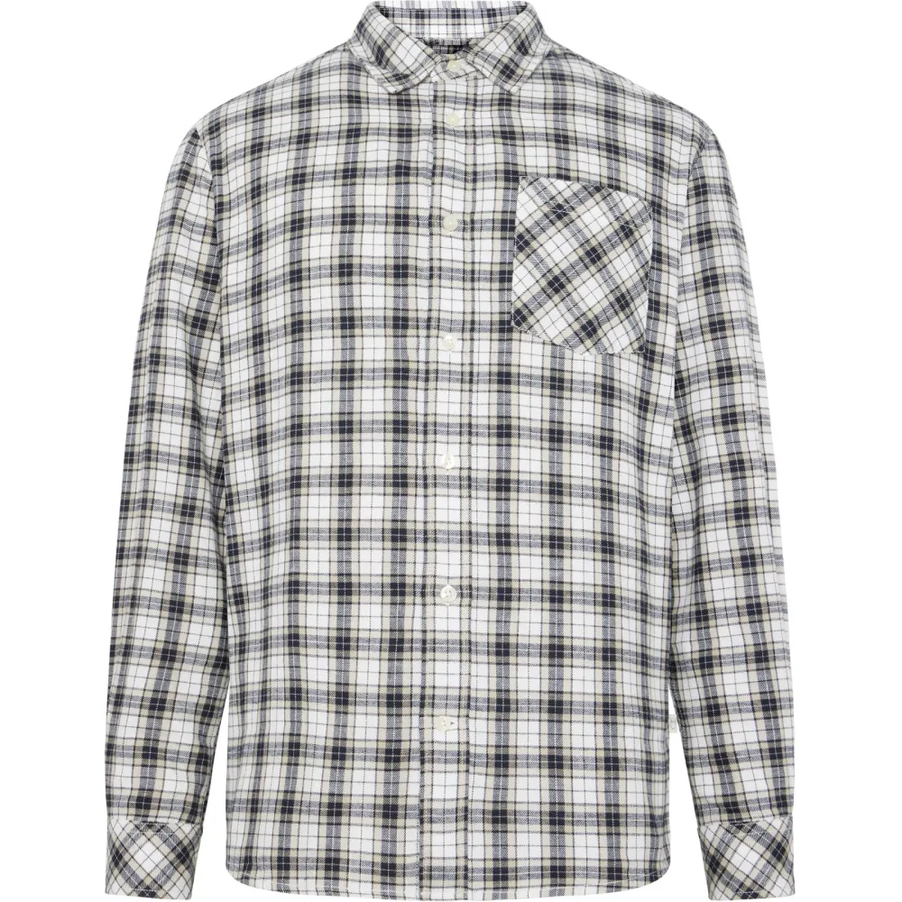 KnowledgeCotton Apparel Herren Regular Fit Checkered Hemd