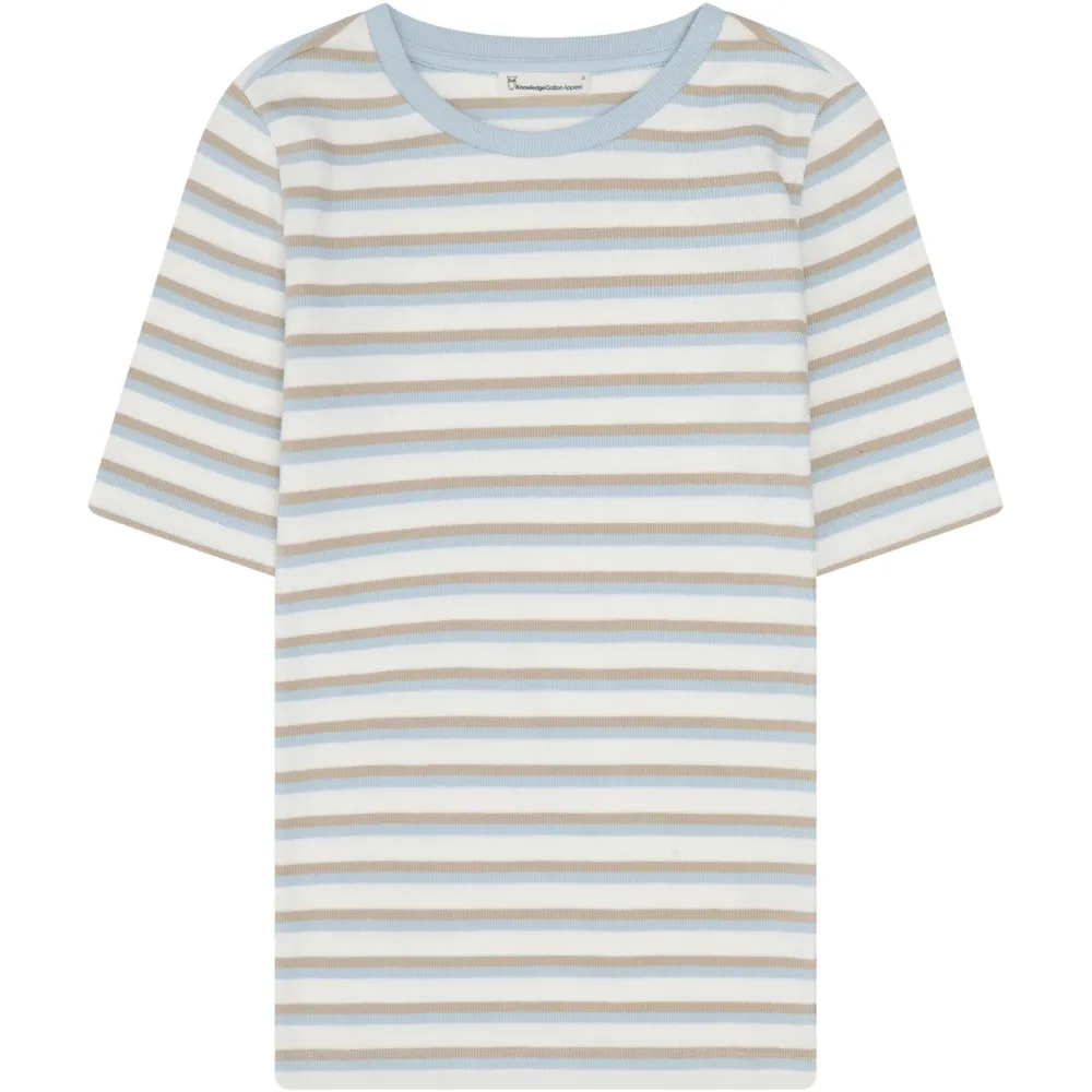 KnowledgeCotton Apparel Damen Rib T-Shirt