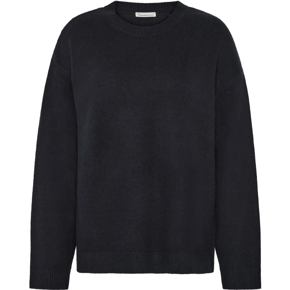 KnowledgeCotton Apparel Damen Single Knit Crew Neck Pullover