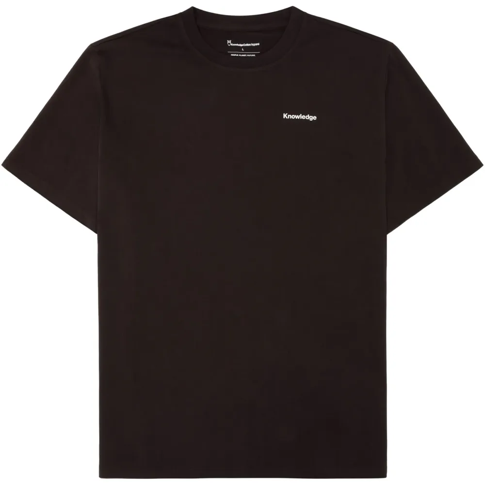 KnowledgeCotton Apparel Herren Back Print T-Shirt