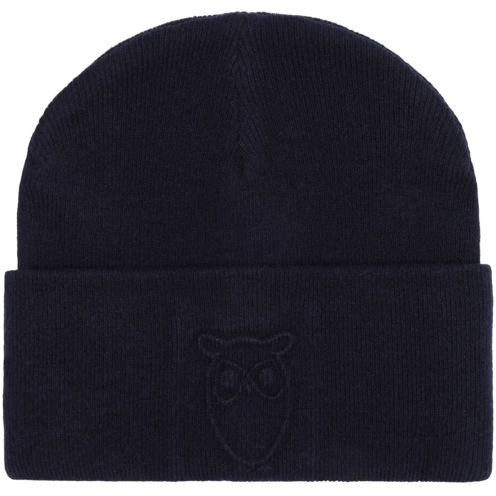 KnowledgeCotton Apparel Embossed Owl Mütze