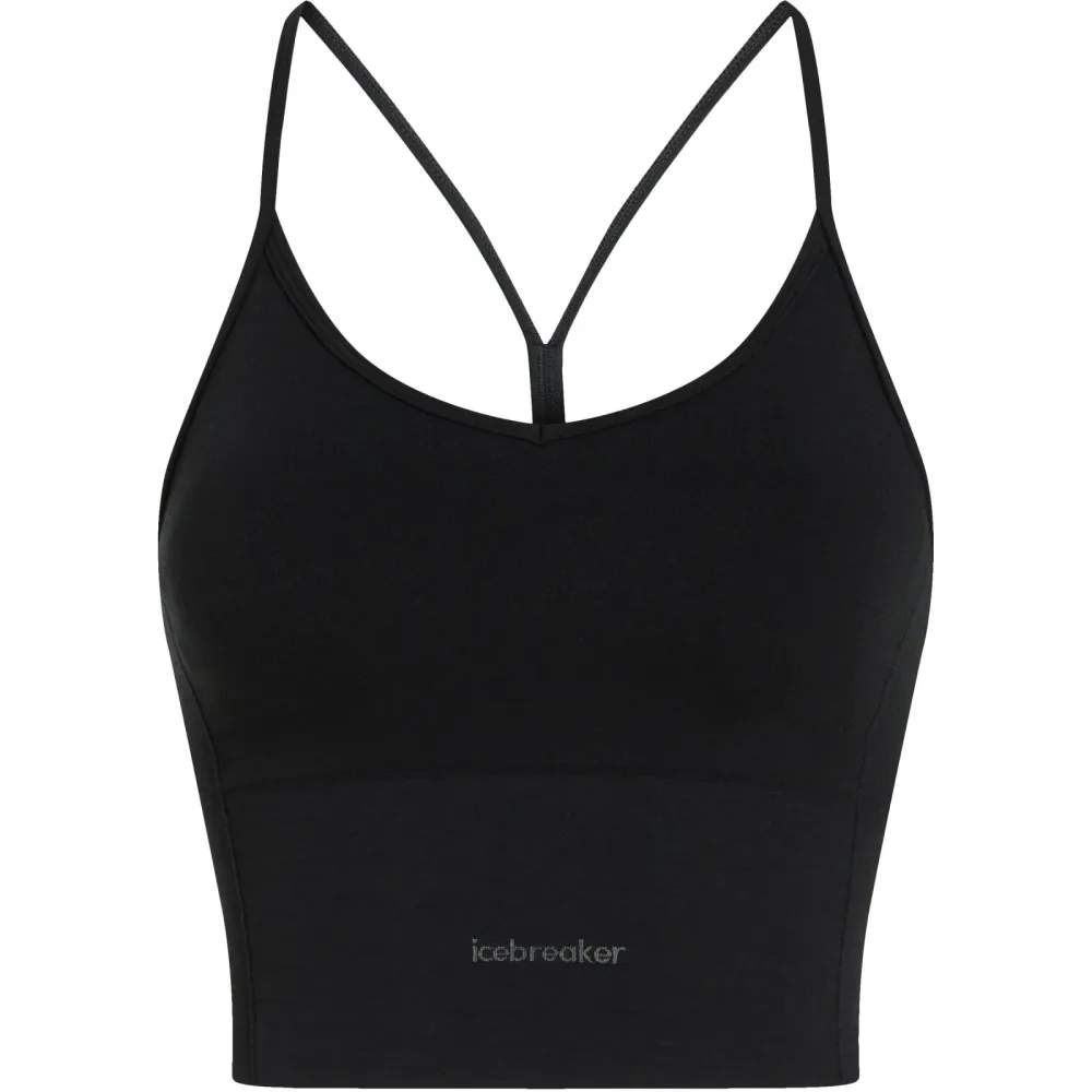 Icebreaker Damen 260 Seamless Rib Strappy Sport BH
