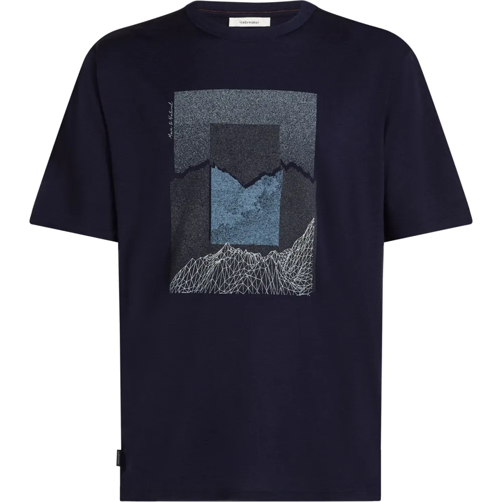 Icebreaker Herren 150 Tech Lite Mountain Shift T-Shirt