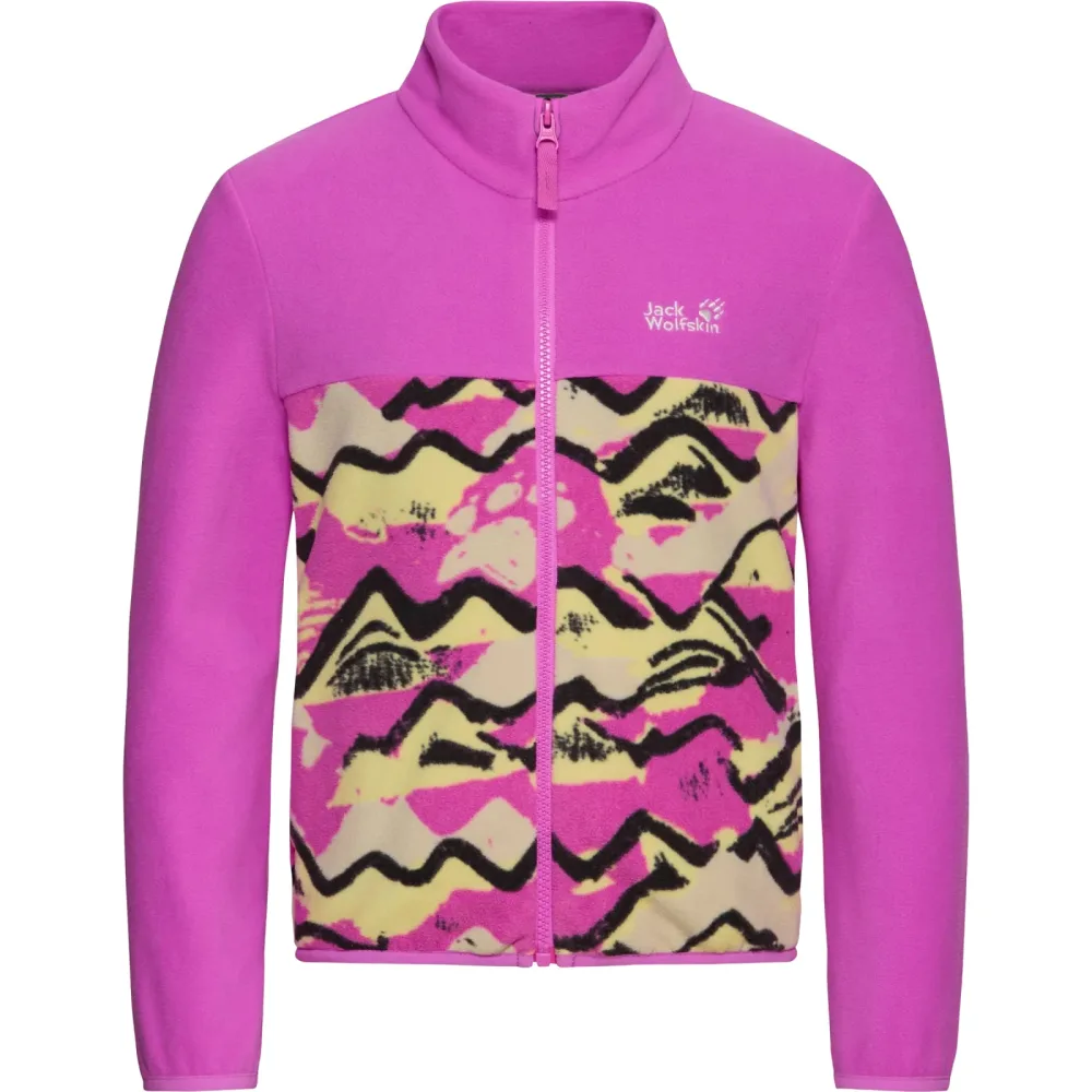 Jack Wolfskin Kinder Paw Era 100 Print Jacke