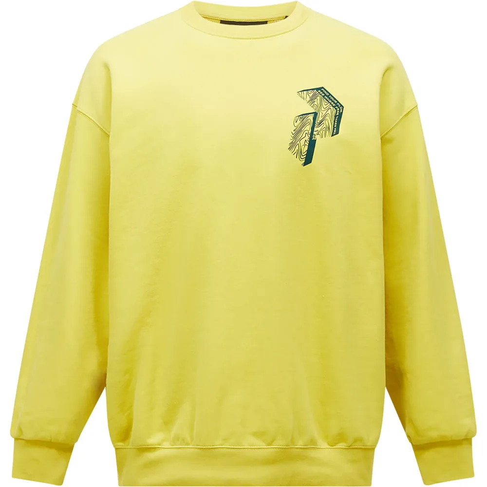 Peak Performance Herren Terry Graphic Crew Pullover