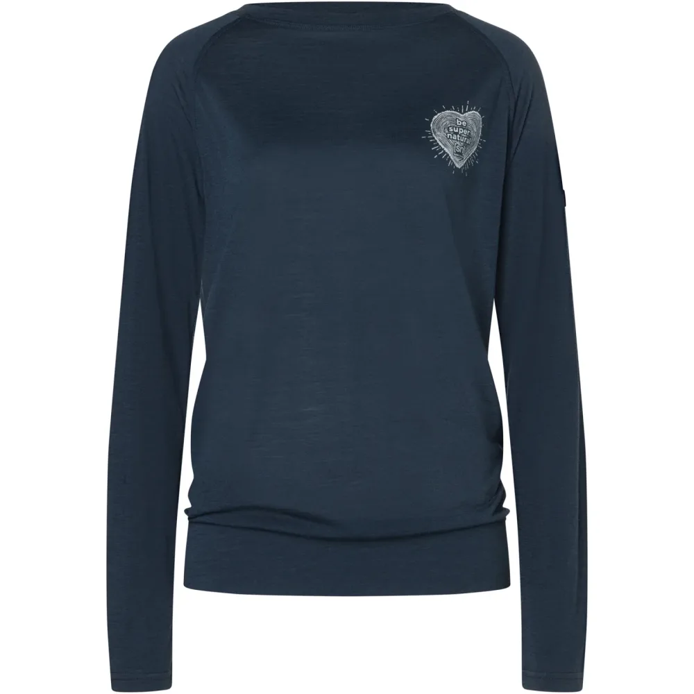 Super.Natural Damen Lil Heartwood Leisure Longsleeve