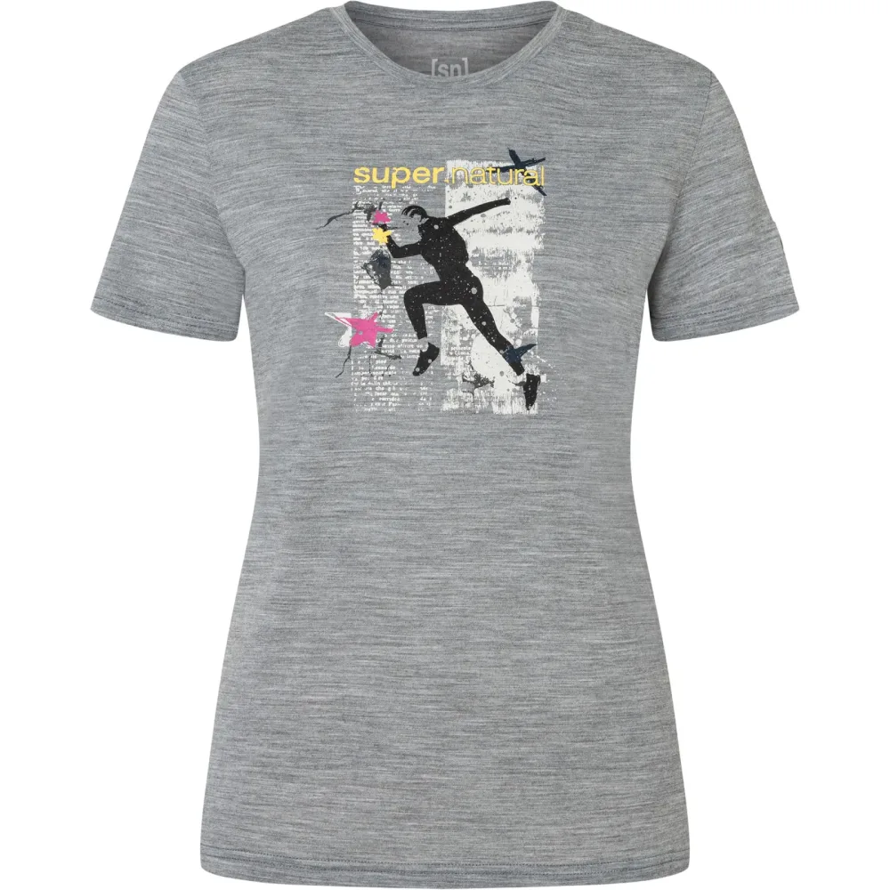 Super.Natural Damen Running Art T-Shirt