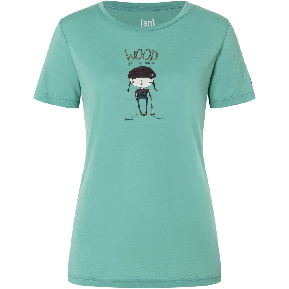 Super.Natural Damen Wood Craftine T-Shirt