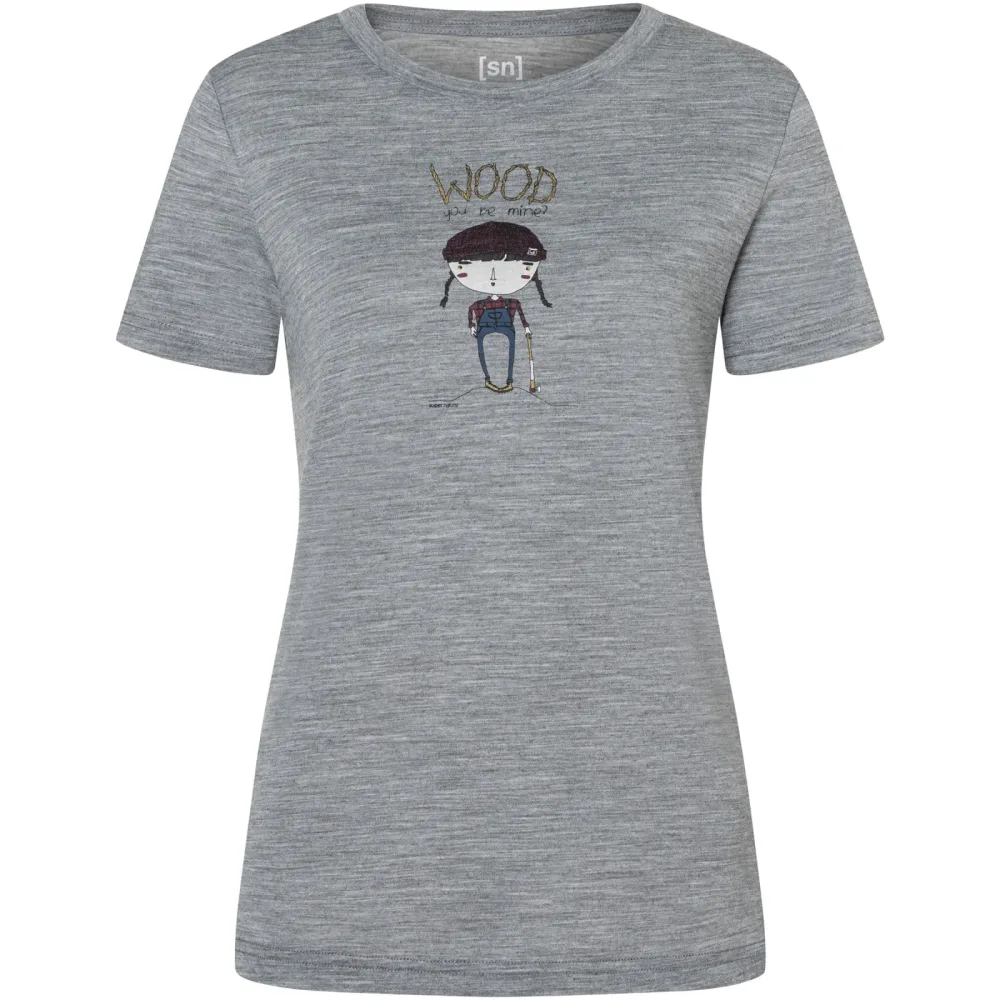 Super.Natural Damen Wood Craftine T-Shirt