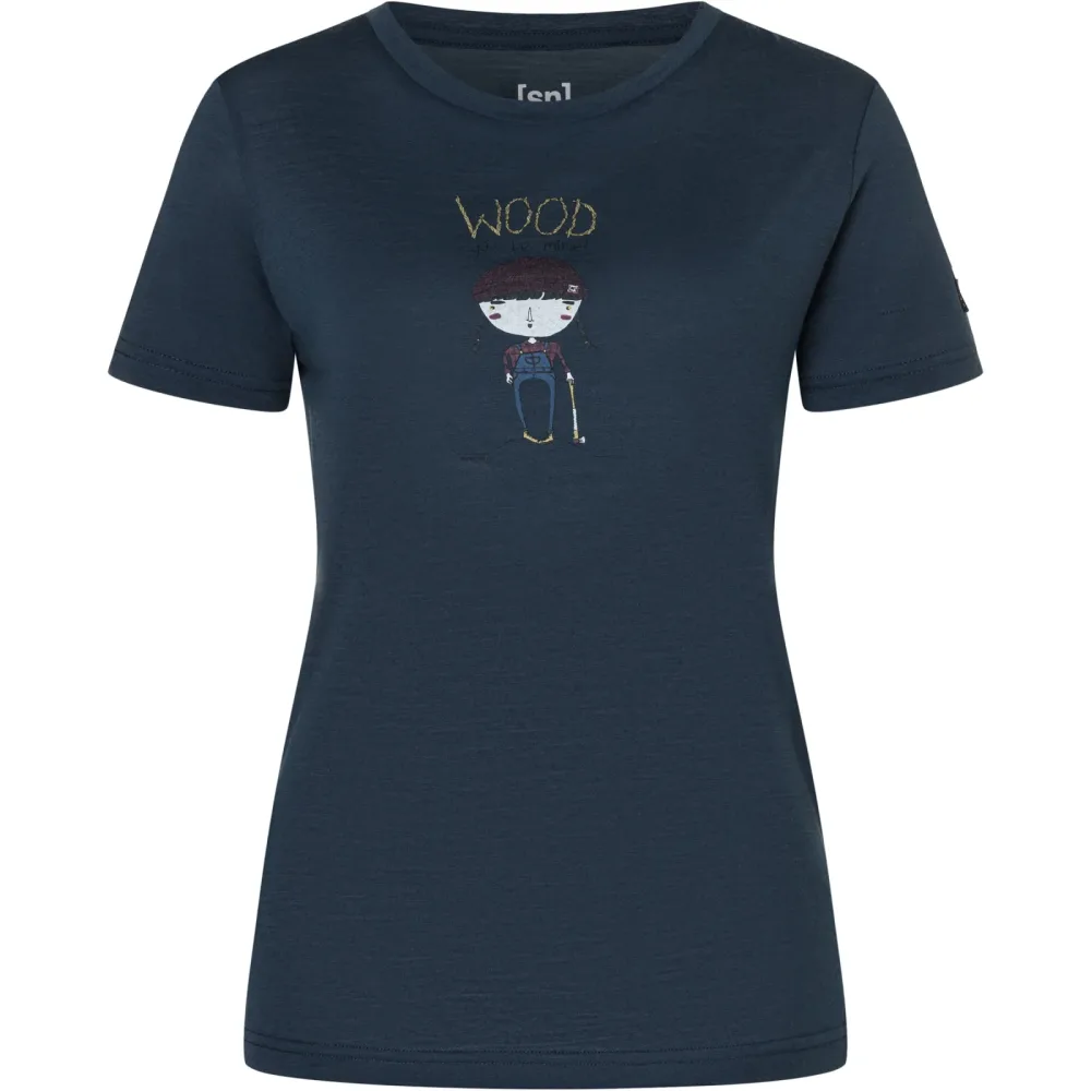 Super.Natural Damen Wood Craftine T-Shirt