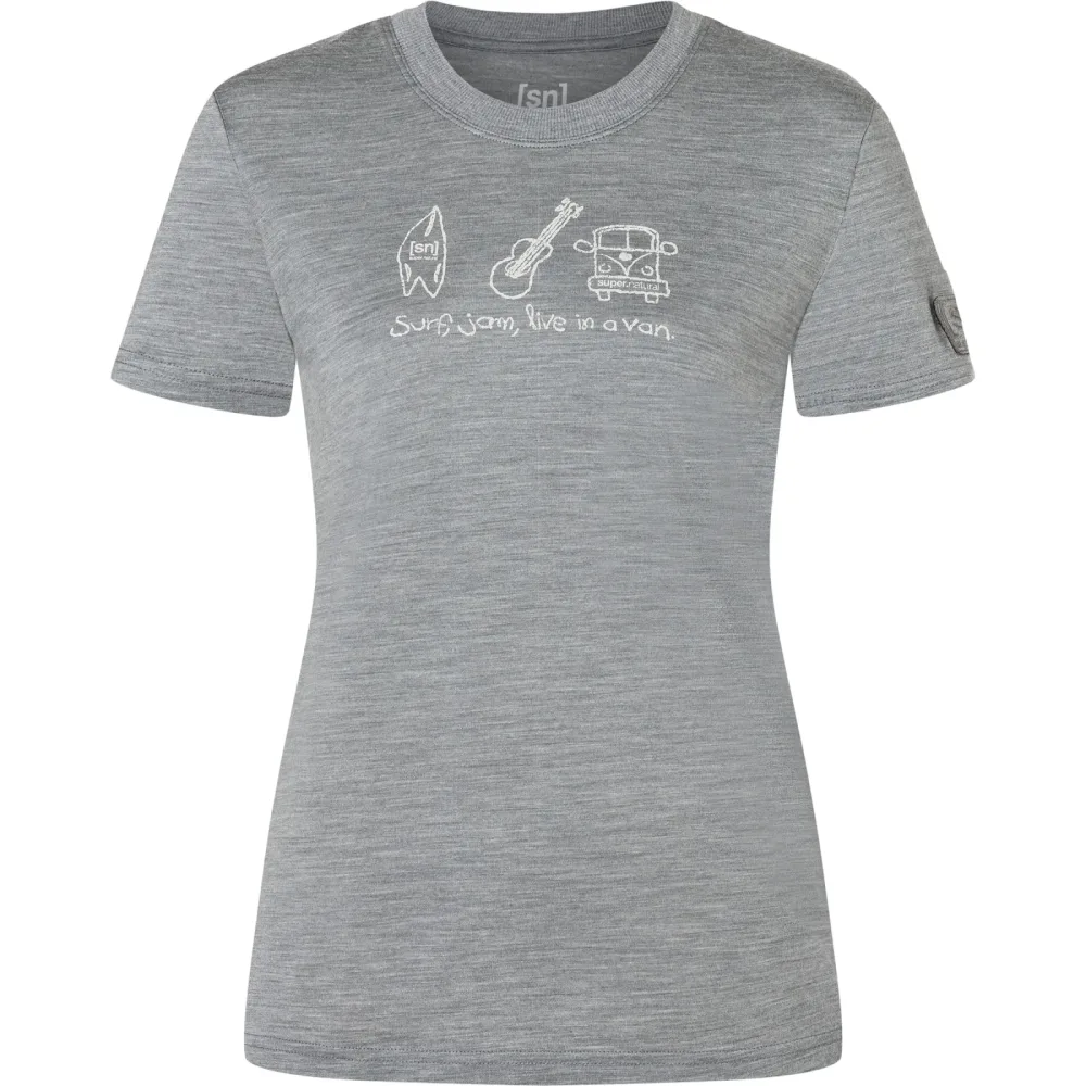 Super.Natural Damen Van Life Bio J T-Shirt