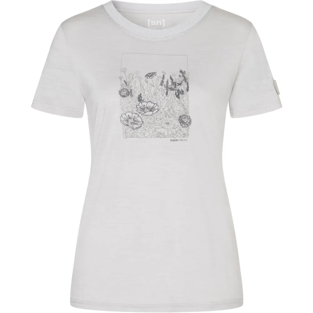 Super.Natural Damen Flower Field Bio J T-Shirt