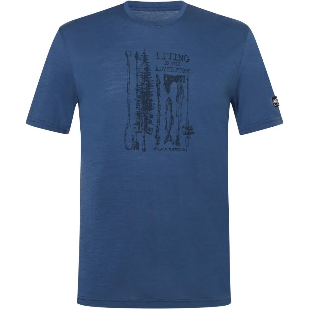 Super.Natural Herren Fishing Adventure T-Shirt
