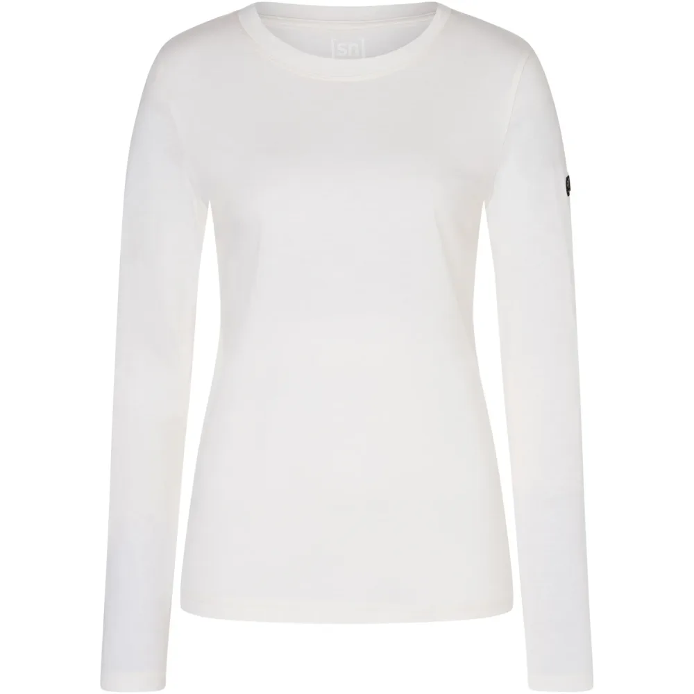 Super.Natural Damen Casual Bio Cotton Longsleeve