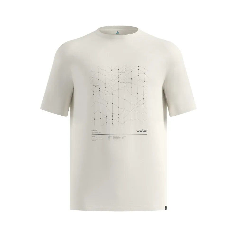 Odlo Herren Merino Tencel Hyper Map T-Shirt