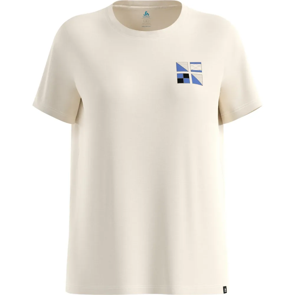 Odlo Damen Cotton Blend Odlo Flags T-Shirt