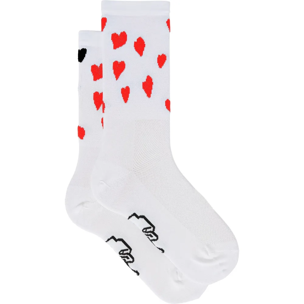 Fingerscrossed Classic Trip Red Hearts Socken