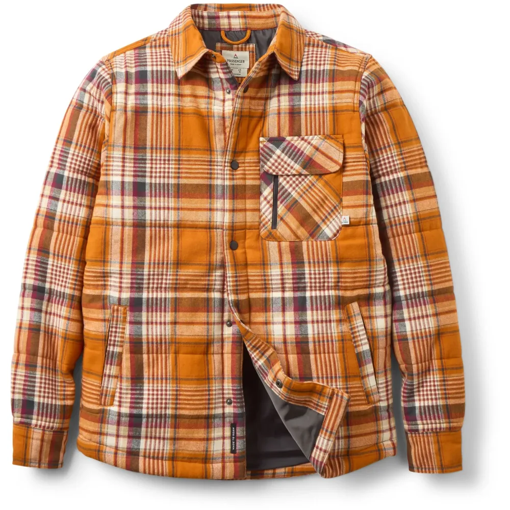 Passenger Herren Taranaki Quilted Hemd