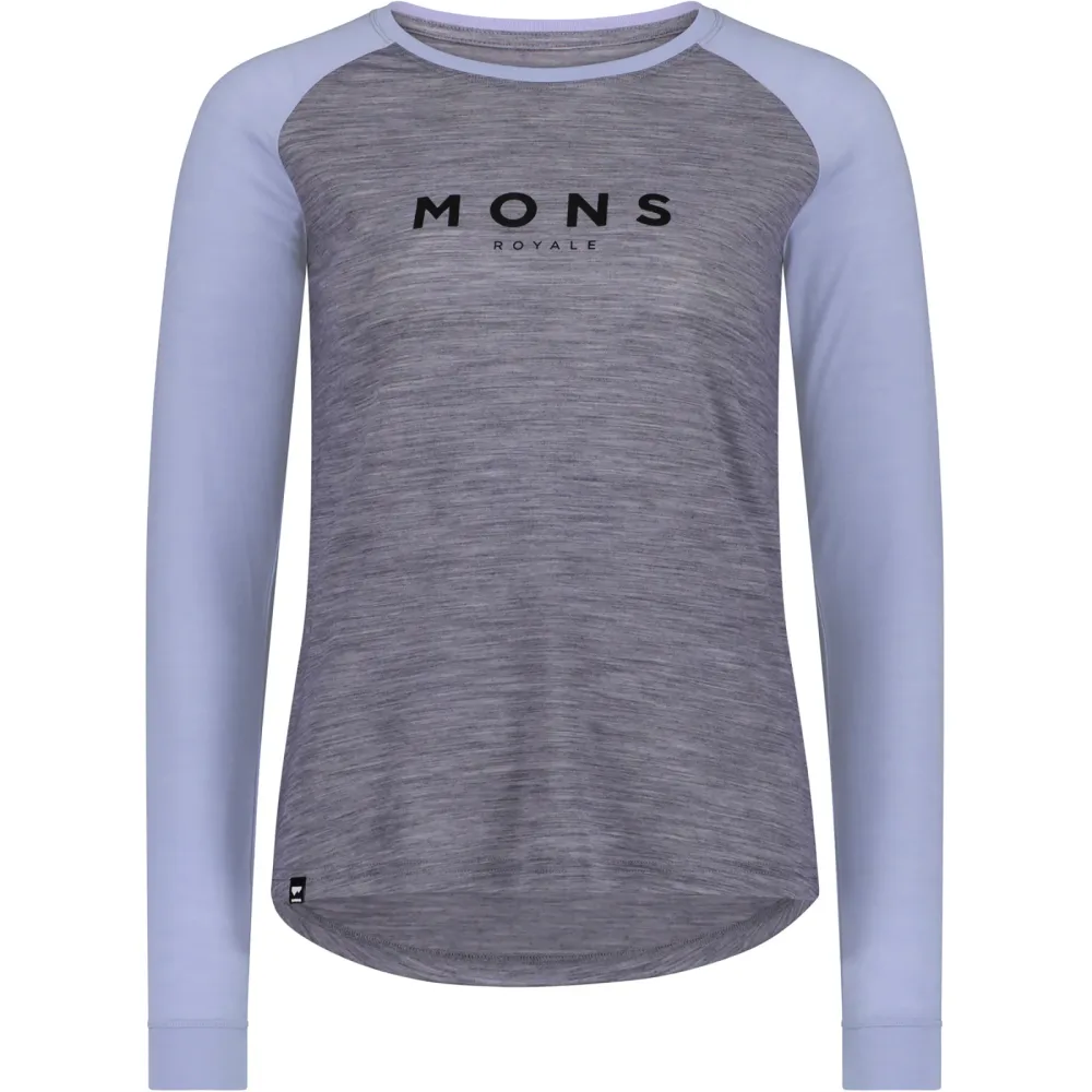 Mons Royale Damen Icon Merino Raglan Longsleeve