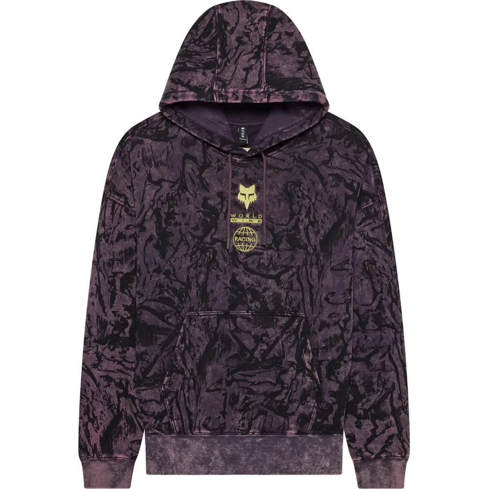 Fox Herren Image Print Fleece Hoodie