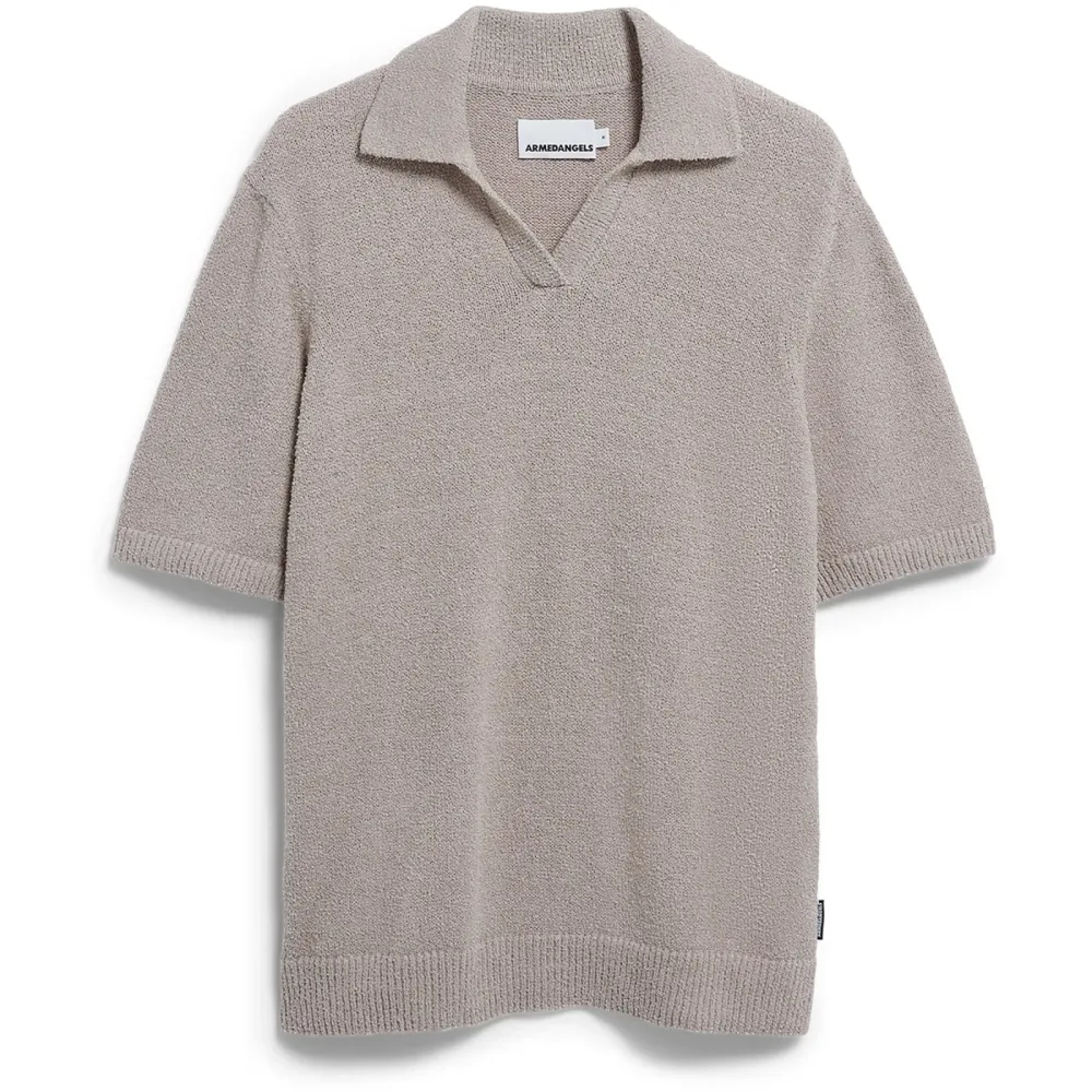 Armedangels Herren Boucle Knit Polo T-Shirt