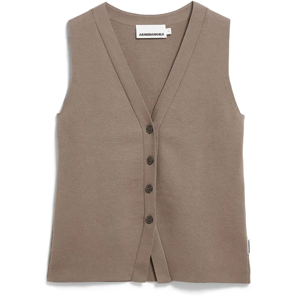 Armedangels Damen Compact Buttoned Knit Weste