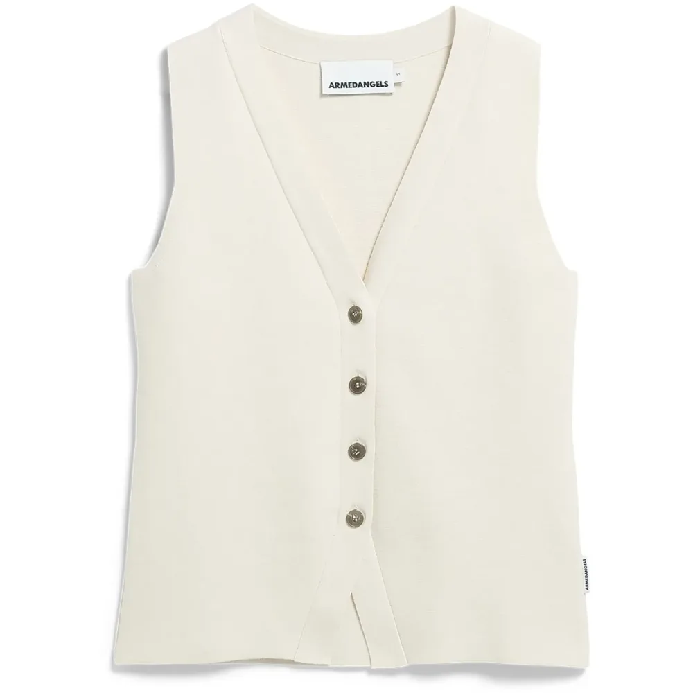 Armedangels Damen Compact Buttoned Knit Weste