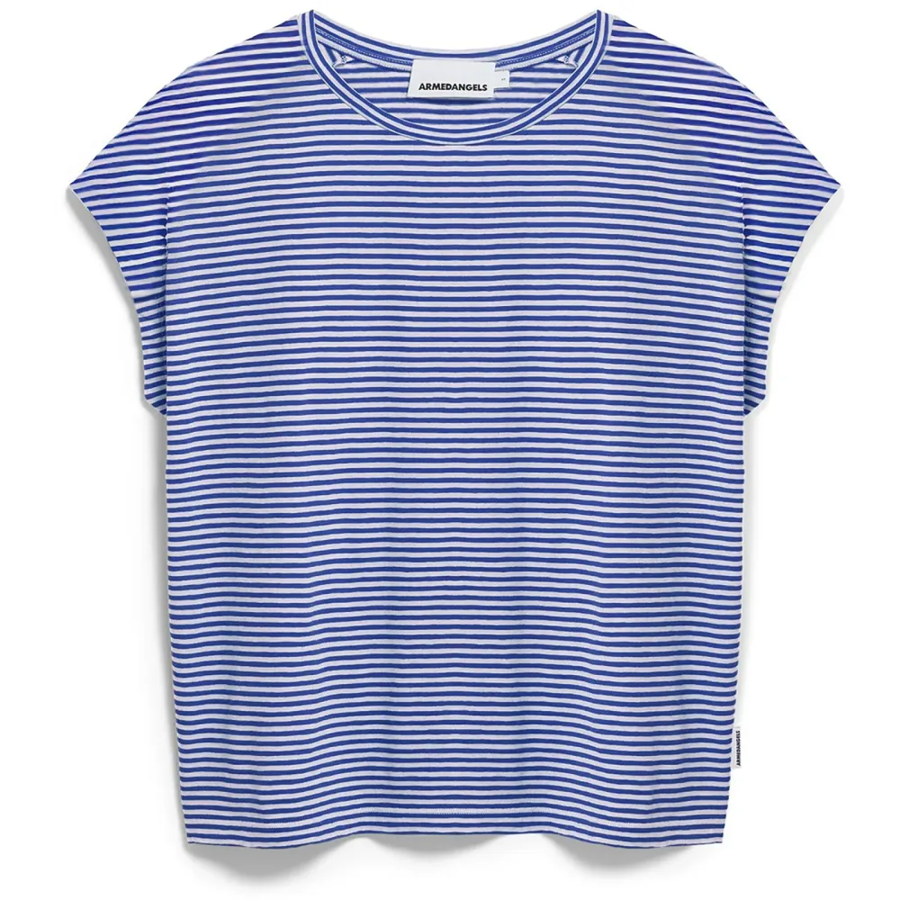 Armedangels Damen Slub Jersey Stripe T-Shirt