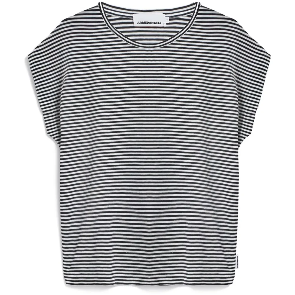 Armedangels Damen Slub Jersey Stripe T-Shirt