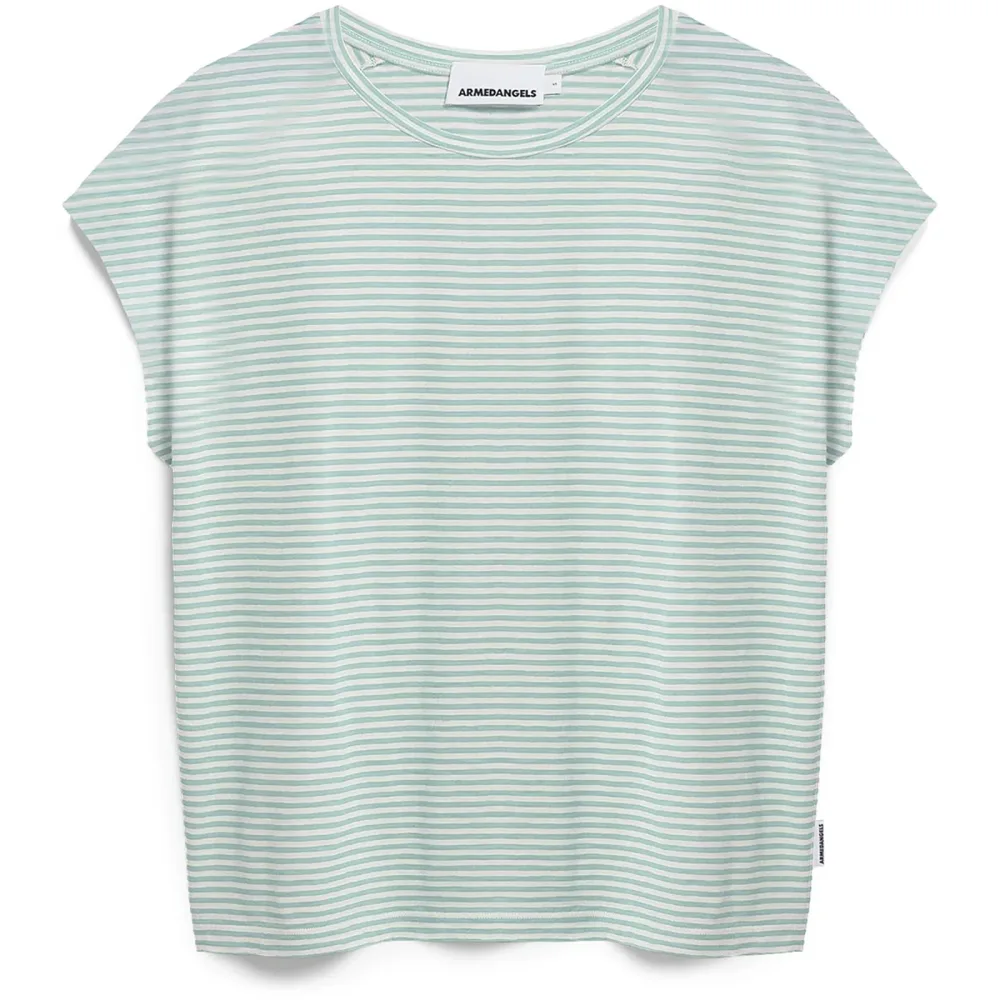 Armedangels Damen Slub Jersey Stripe T-Shirt