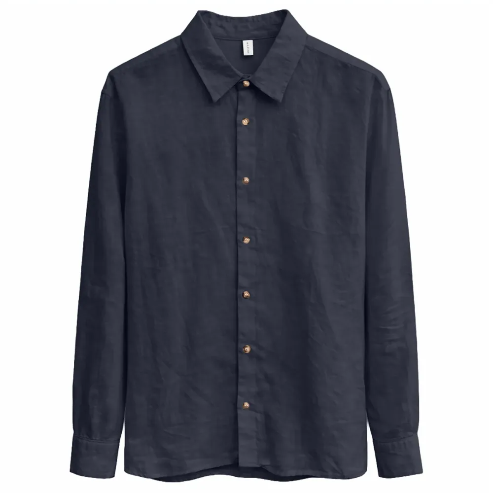 Mazine Herren Classic Linen Hemd