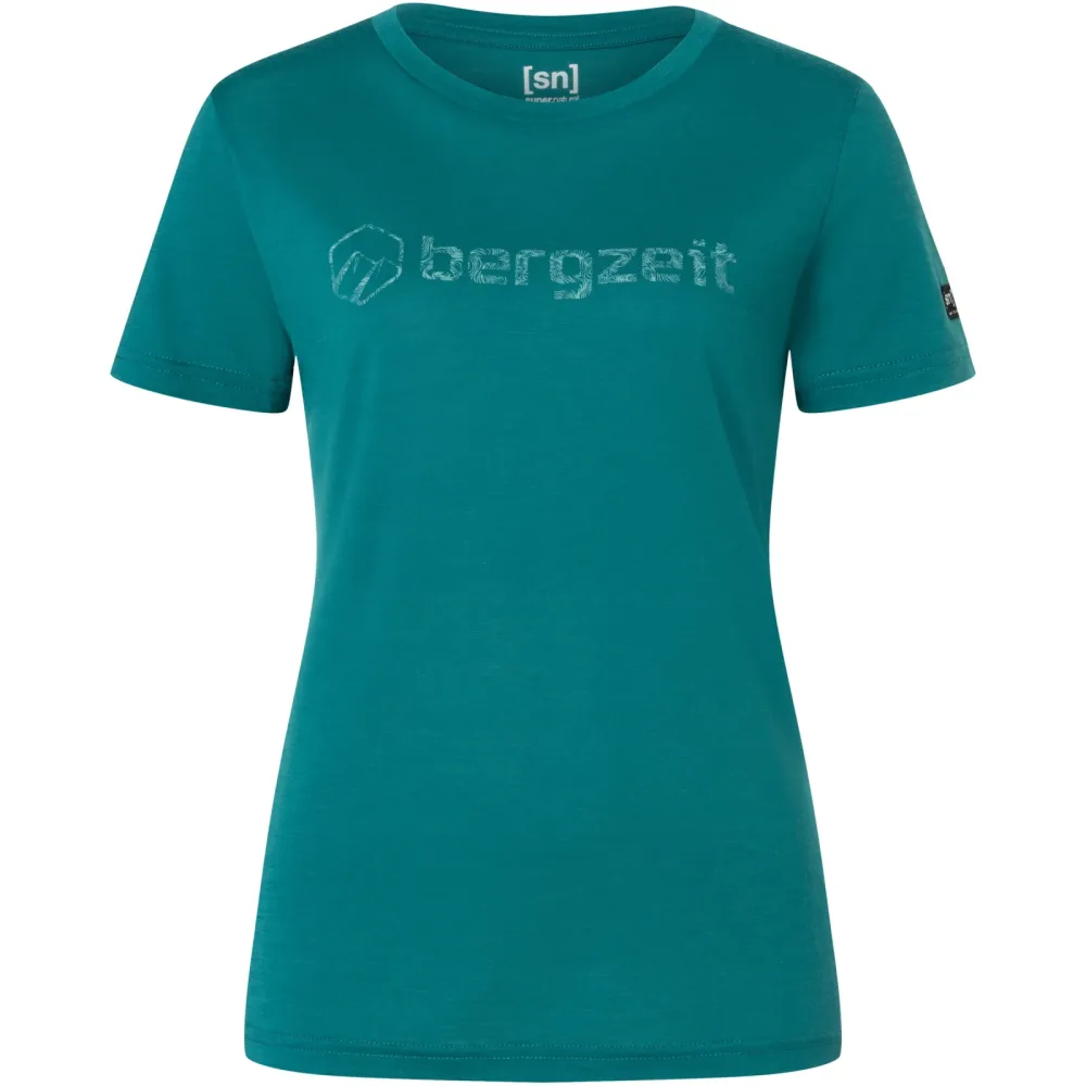 Super.Natural Damen Bergzeit Lines T-Shirt