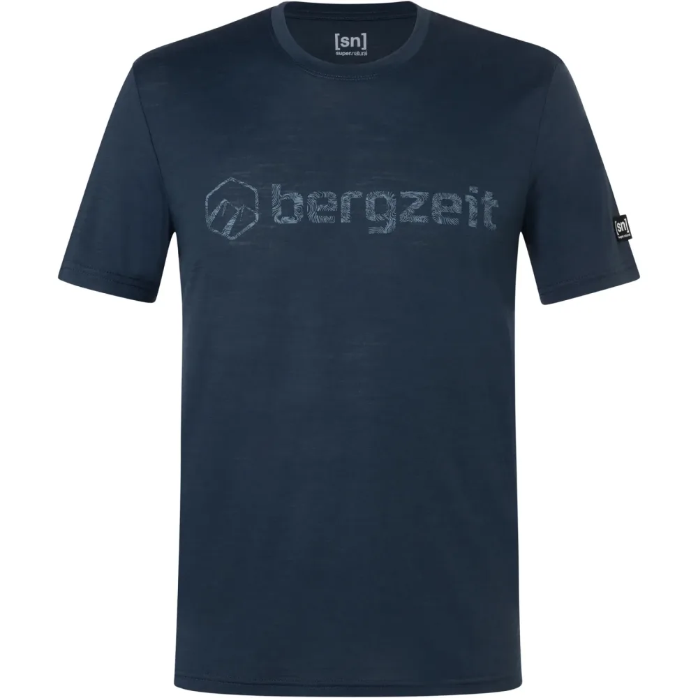 Super.Natural Herren Bergzeit Lines T-Shirt